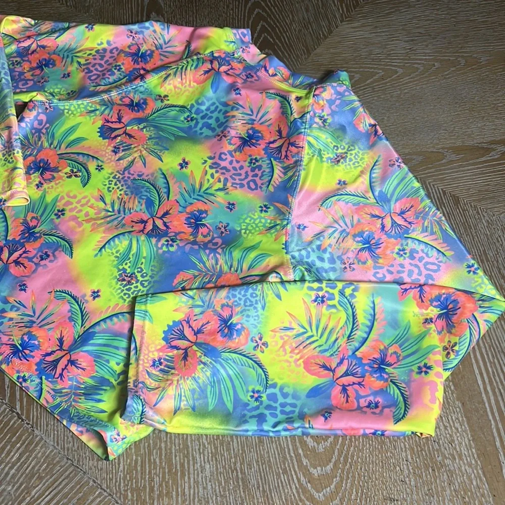 ANGEL BEACH Girl’s Matching Rachguard + Swim Bottom Set 14